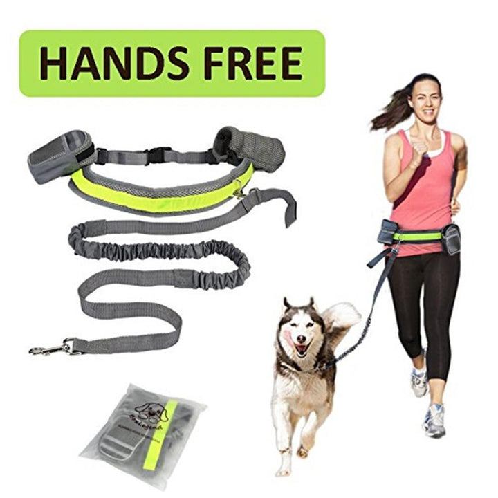 Trela de Passeio Ajustável Mãos Livres para Cães – Conforto e Liberdade para Você e Seu Pet!