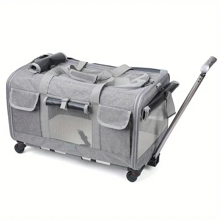 Mala Trolley para Animais de Estimação Extra Grande.