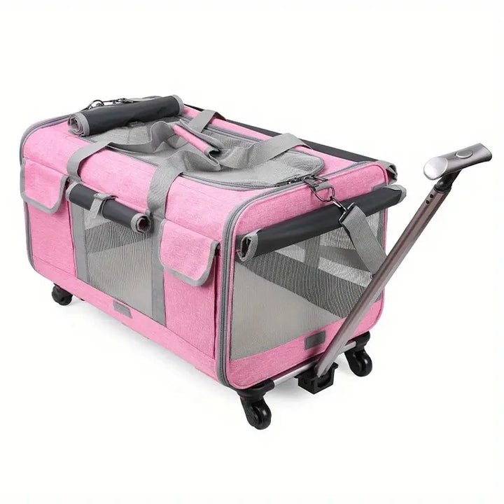 Mala Trolley para Animais de Estimação Extra Grande.