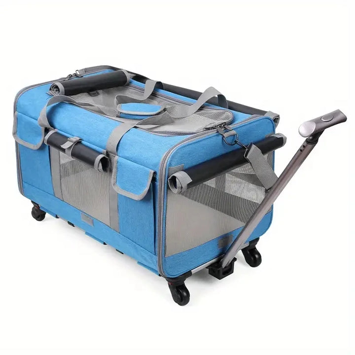 Mala Trolley para Animais de Estimação Extra Grande.