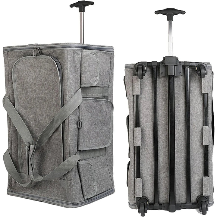 Mala Trolley Portátil XL Dobrável para Transporte de Gatos e Cães de Pequeno a Médio Porte