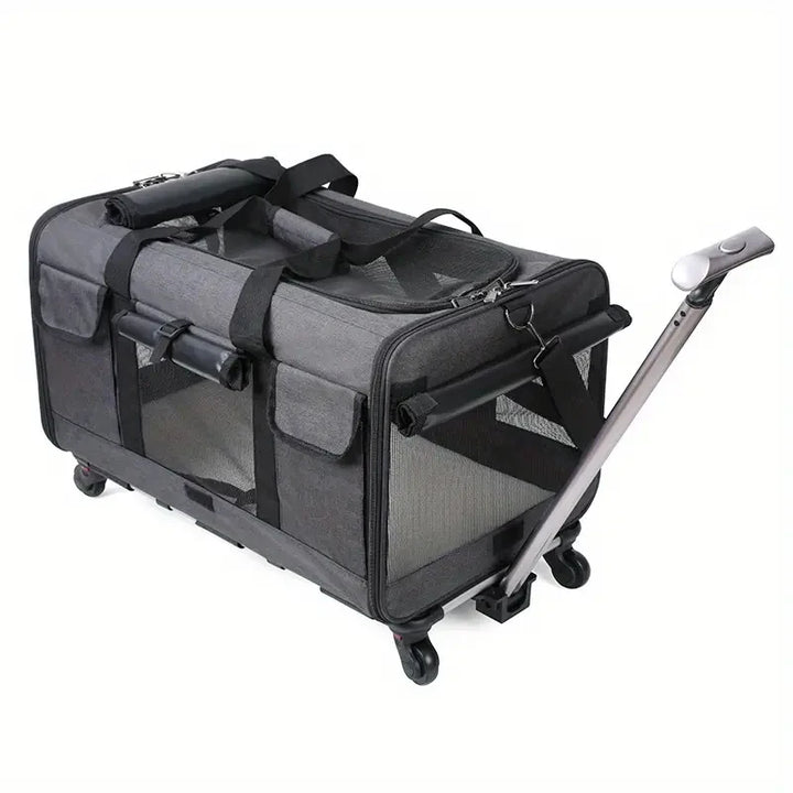 Mala Trolley para Animais de Estimação Extra Grande.