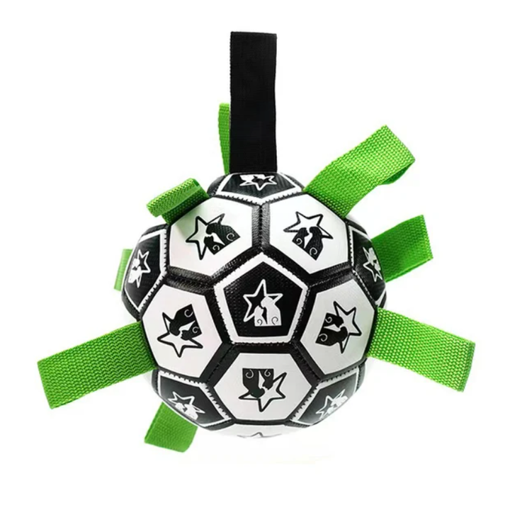 Bola com Alças para Cachorros – Brinquedo Resistente e Divertido para Médios e Grandes