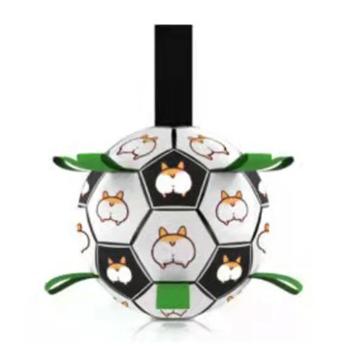 Bola com Alças para Cachorros – Brinquedo Resistente e Divertido para Médios e Grandes
