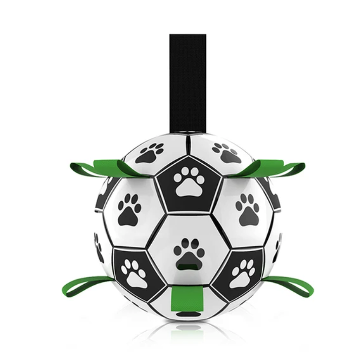 Bola com Alças para Cachorros – Brinquedo Resistente e Divertido para Médios e Grandes