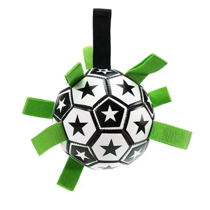 Bola com Alças para Cachorros – Brinquedo Resistente e Divertido para Médios e Grandes