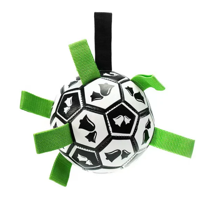 Bola com Alças para Cachorros – Brinquedo Resistente e Divertido para Médios e Grandes