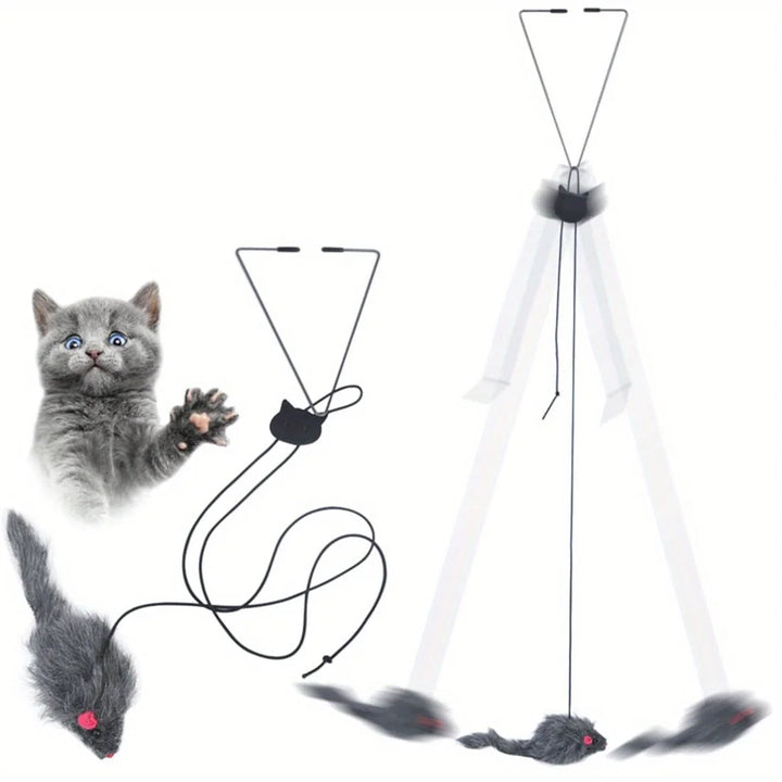 Brinquedo Suspenso para Porta – Alívio de Stress para Gatos e Gatinhos | Ideal para Sala de Estar