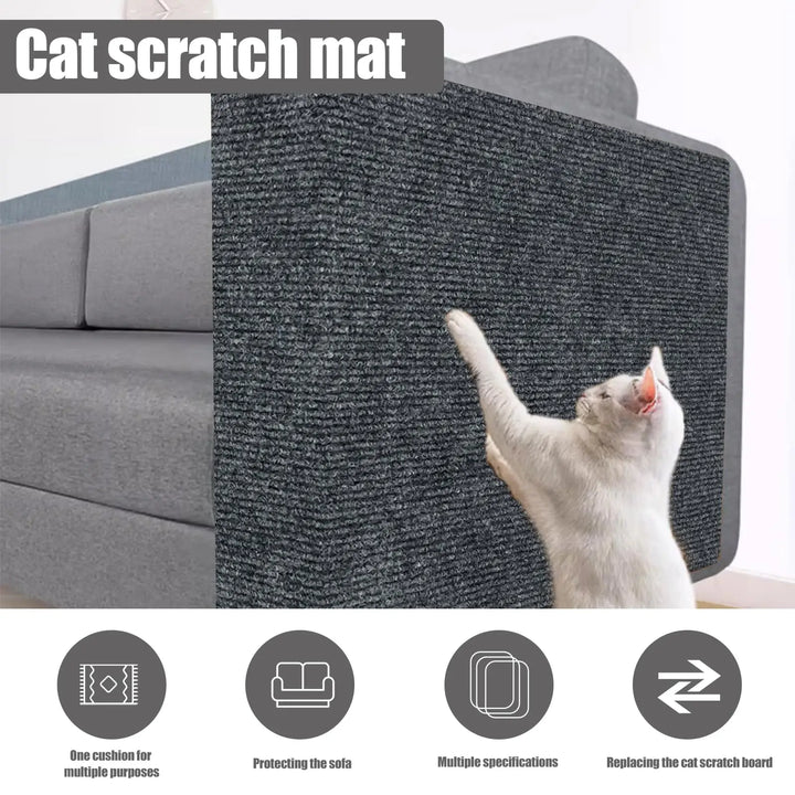 Tapete Protetor Anti-Arranhões para Gatos – Autocolante, Ajustável e Cortável | Proteção para Móveis, Sofás e Cantos de Parede