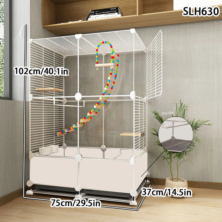 Gaiola Luxuosa para Pássaros – Vários Tamanhos