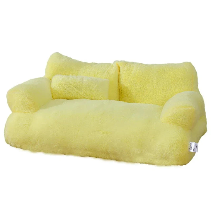 Cama Luxuosa para Gatos – Estilo Sofá, Quente e Aconchegante para o Inverno | Ideal para Gatos e Cães de Pequeno e Médio Porte