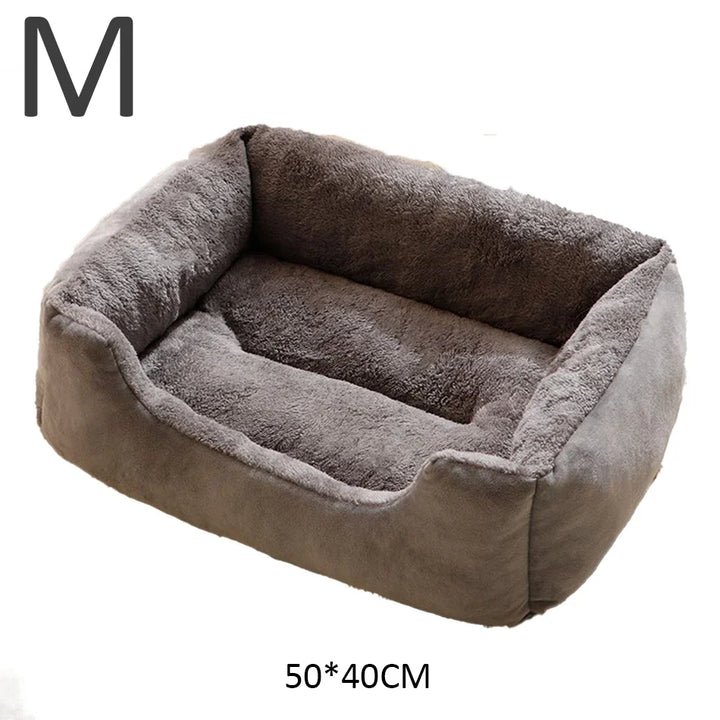 Cama para Gatos e Cães Pequenos – Macia e Confortável | Almofada em Peluche Curto | Ideal para Gatinhos e Cachorros