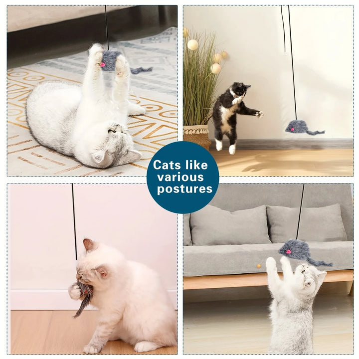 Brinquedo Suspenso para Porta – Alívio de Stress para Gatos e Gatinhos | Ideal para Sala de Estar