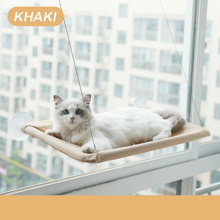 Rede Suspensa para Gatos – Cama Aérea de Janela, Casa e Ninho para Gatinhos, Suporta até 20kg