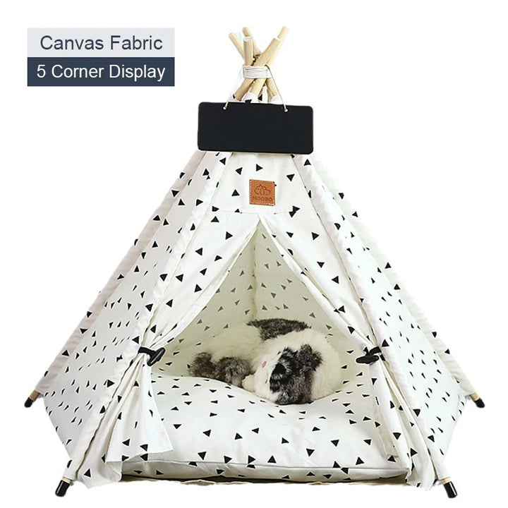 Cabana Pet Estilo Tenda – Conforto, Estilo e Diversão para seu Melhor Amigo!