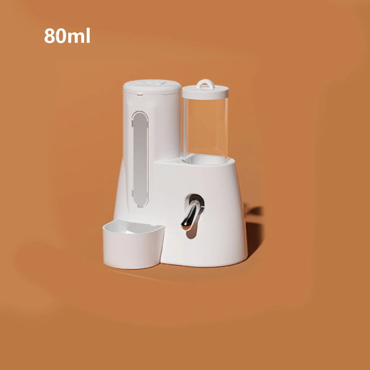Comedouro e Bebedouro 2 em 1 para Hamster – Estilo Ursinho Dourado