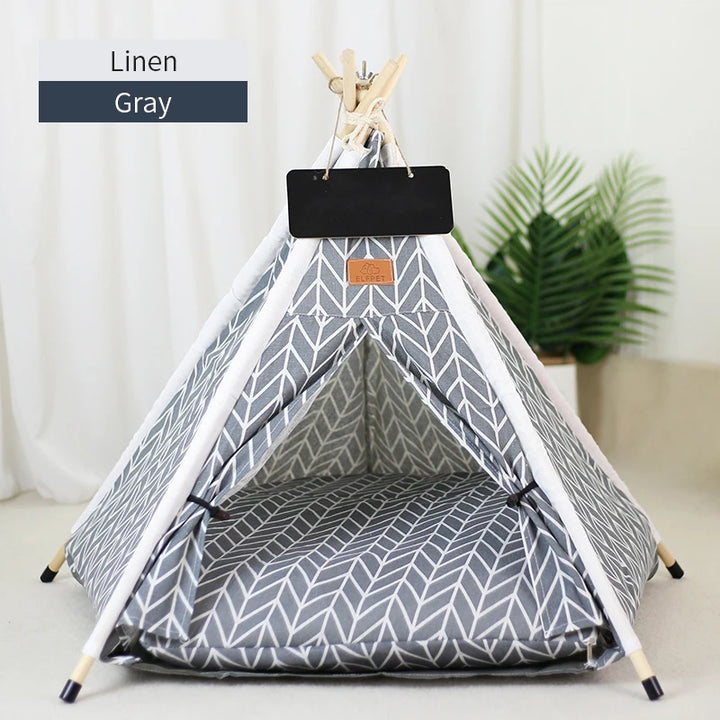 Cabana Pet Estilo Tenda – Conforto, Estilo e Diversão para seu Melhor Amigo!