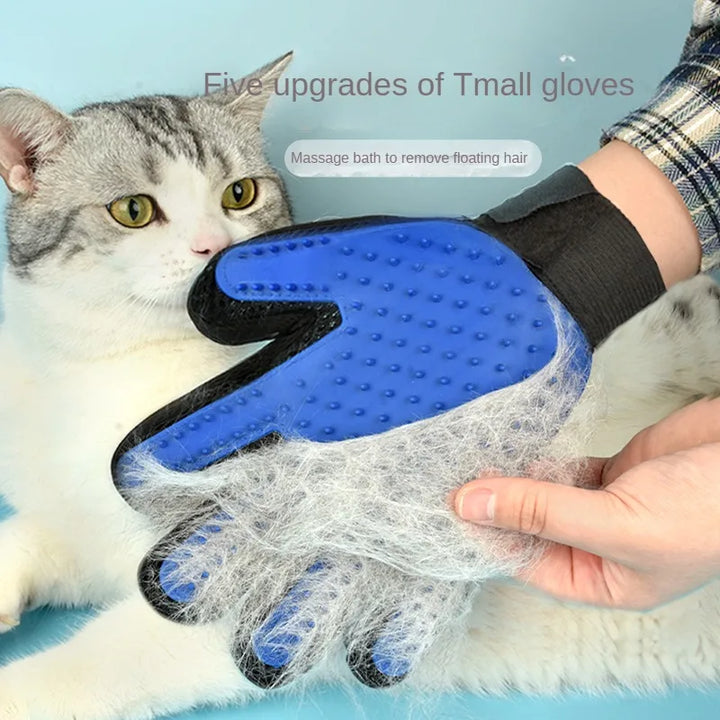 Luva de Higiene em Silicone para Animais – Escova e Removedor de Pelos | Ideal para Banho e Escovagem de Cães e Gatos