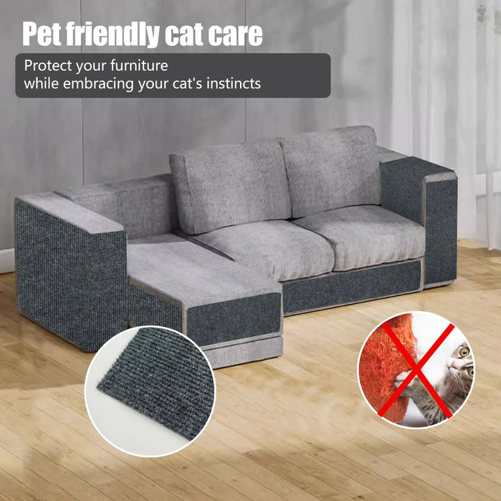 Tapete Protetor Anti-Arranhões para Gatos – Autocolante, Ajustável e Cortável | Proteção para Móveis, Sofás e Cantos de Parede