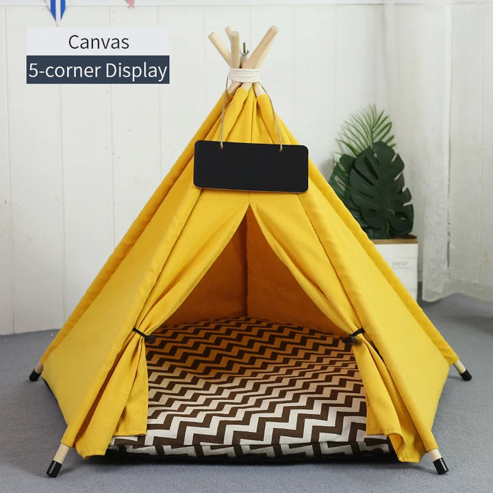 Cabana Pet Estilo Tenda – Conforto, Estilo e Diversão para seu Melhor Amigo!