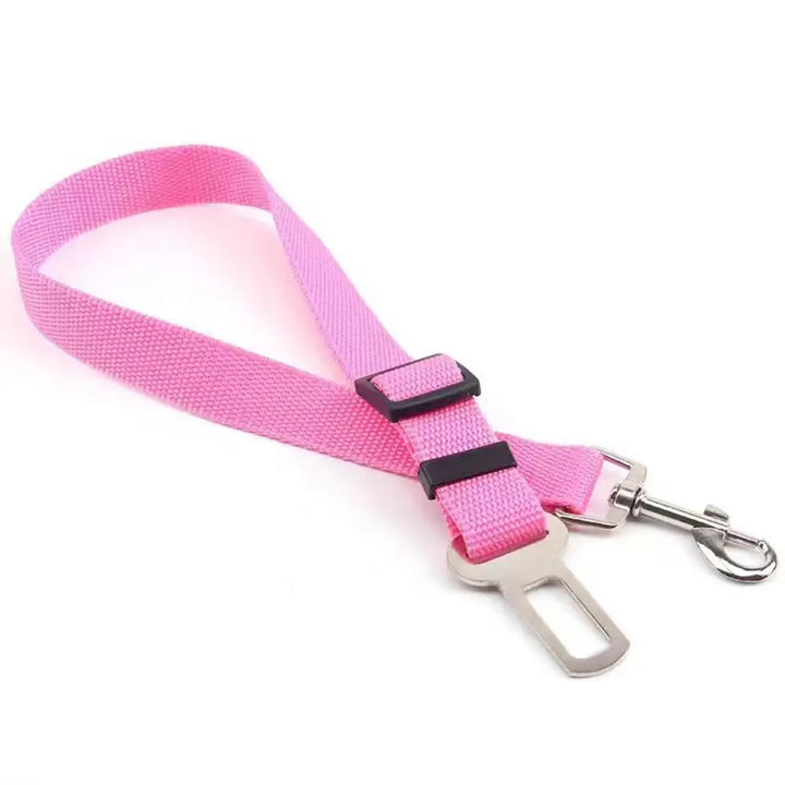 Cinto de Segurança Ajustável para Cães e Gatos – Presilha Universal para Veículos | Clipe de Tração para Transporte Seguro de Pets