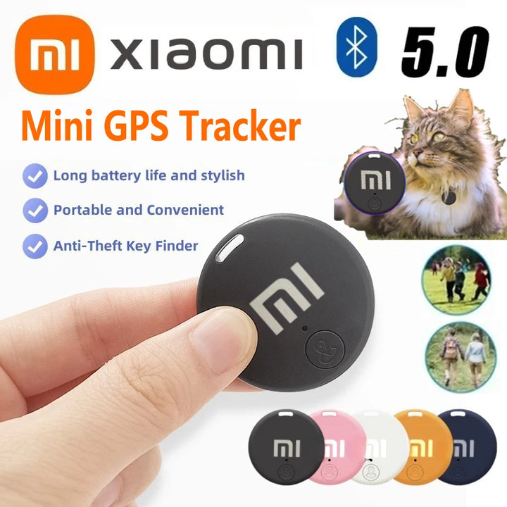 Localizador GPS Bluetooth Xiaomi — Mini Rastreador Inteligente para Animais