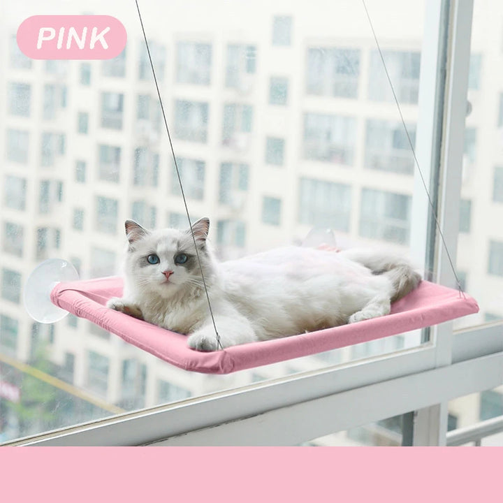 Rede Suspensa para Gatos – Cama Aérea de Janela, Casa e Ninho para Gatinhos, Suporta até 20kg