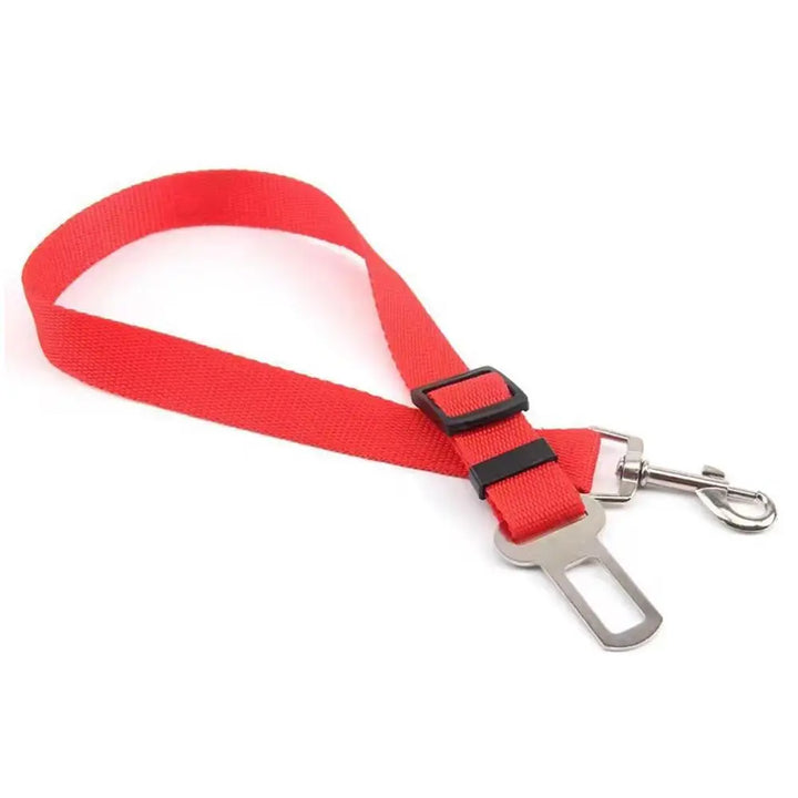 Cinto de Segurança Ajustável para Cães e Gatos – Presilha Universal para Veículos | Clipe de Tração para Transporte Seguro de Pets