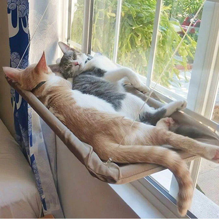 Rede Suspensa para Gatos – Cama Aérea de Janela, Casa e Ninho para Gatinhos, Suporta até 20kg