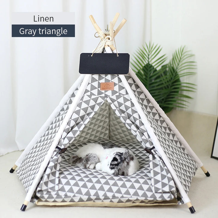 Cabana Pet Estilo Tenda – Conforto, Estilo e Diversão para seu Melhor Amigo!
