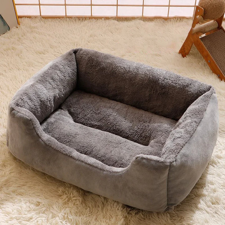 Cama para Gatos e Cães Pequenos – Macia e Confortável | Almofada em Peluche Curto | Ideal para Gatinhos e Cachorros