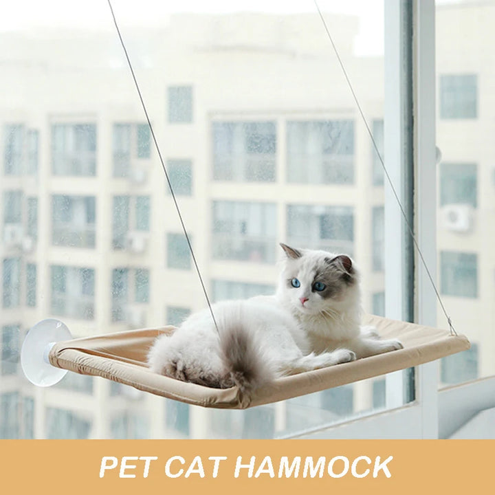 Rede Suspensa para Gatos – Cama Aérea de Janela, Casa e Ninho para Gatinhos, Suporta até 20kg