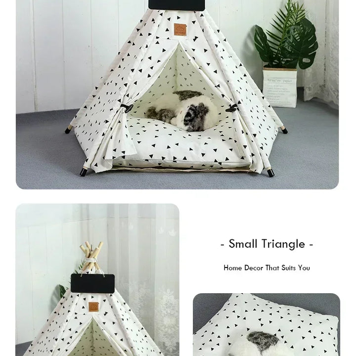Cabana Pet Estilo Tenda – Conforto, Estilo e Diversão para seu Melhor Amigo!