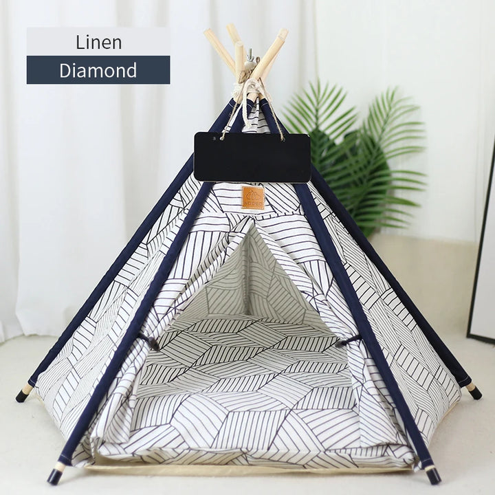 Cabana Pet Estilo Tenda – Conforto, Estilo e Diversão para seu Melhor Amigo!