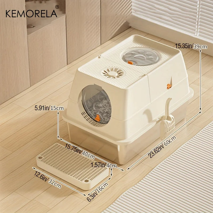 Caixa de Areia em Aço Inoxidável Kemorela – Durabilidade e Higiene Superior!