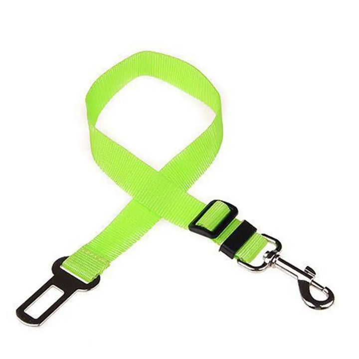 Cinto de Segurança Ajustável para Cães e Gatos – Presilha Universal para Veículos | Clipe de Tração para Transporte Seguro de Pets
