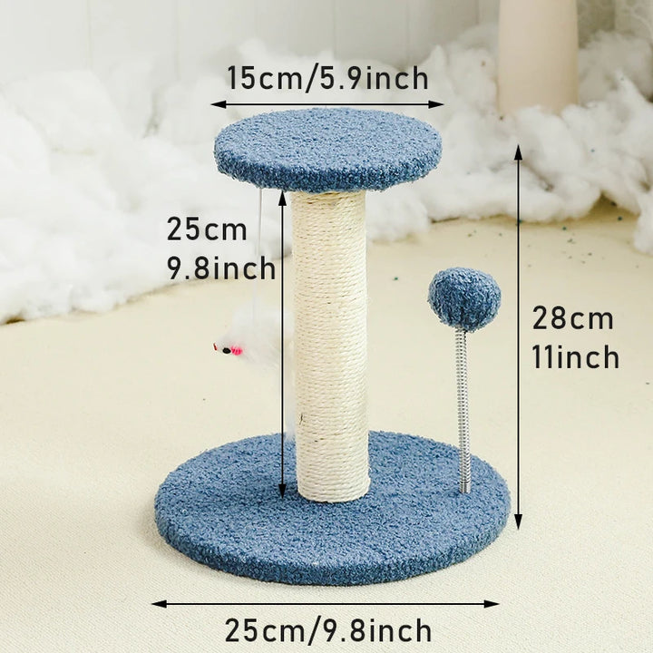 Torre Arranhador para Gatos com Brinquedos Interativos