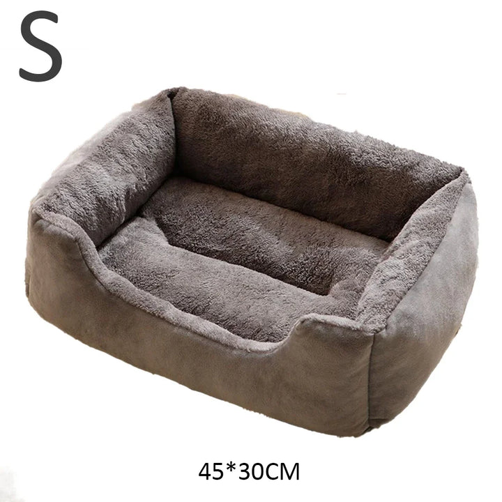 Cama para Gatos e Cães Pequenos – Macia e Confortável | Almofada em Peluche Curto | Ideal para Gatinhos e Cachorros