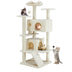 Árvore de Gato Multifuncional 137cm – Estrutura de Escalada, Área de Descanso e Brinquedo Removível